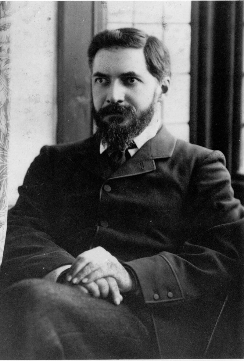 Flinders Petrie, about 1886, in a studio portrait